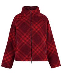 Burberry - Reversible Check Fleece Jacket - Lyst
