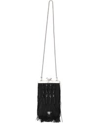 prada black evening bag