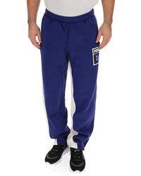PUMA Contrasting Panelled Joggers - Blue