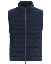 Moorer - High-neck Quilted Down Vest - Lyst