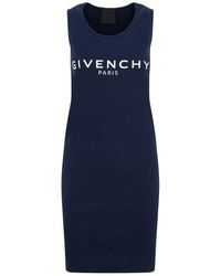 Givenchy - Ribbed-knit Sleeveless Dress - Lyst