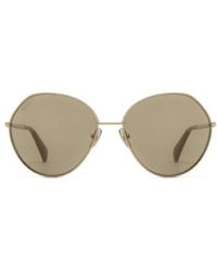 Max Mara - Irregular Frame Sunglasses - Lyst