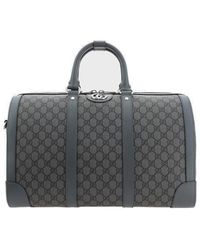 Gucci Ophidia All-over GG Stamped Small Duffle Bag in Gray for Men