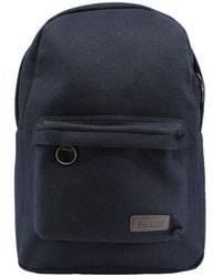 Barbour Logo Patch Backpack - Blue