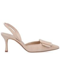 Manolo Blahnik - Maysli Slingback Pumps - Lyst
