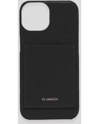 Jil Sander - Logo Embossed Iphone 14 Phone Case - Lyst