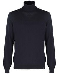 Fay - Turtleneck Long-sleeved Jumper - Lyst