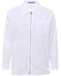 Prada - Cotton Shirt - Lyst