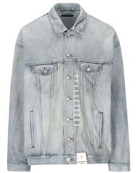 Balenciaga - Oversize Denim Jacket - Lyst