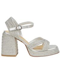 Castañer - Valle Block Heel Sandals - Lyst