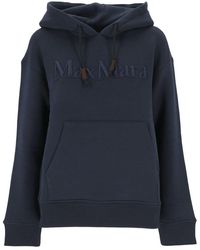 Max Mara - Jersey Sweatshirt With Embroidery - Lyst