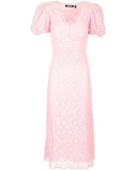 ROTATE BIRGER CHRISTENSEN - Lace Midi Dress - Lyst