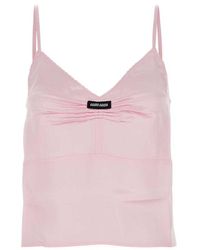 Miu Miu - Pastel Satin Tank Top - Lyst