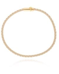 Versace - Leather Necklace, - Lyst