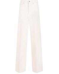 Totême - Logo Patch Straight-leg Jeans - Lyst