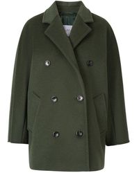 Max Mara - Double-breasted Buttoned Coat - Lyst