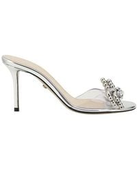 Mach & Mach - Stud Bow Embellished Mules - Lyst