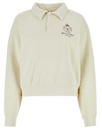 Sporty & Rich - Crown Long-sleeved Polo Shirt - Lyst