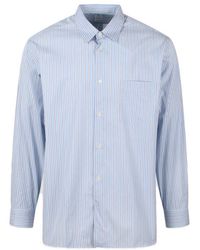 Comme des Garçons - Vertical-stripe Buttoned Shirt - Lyst
