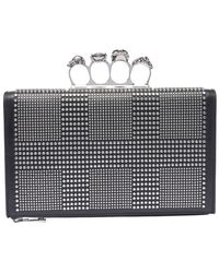Alexander McQueen - The Knuckle Leather Clutch Bag - Lyst