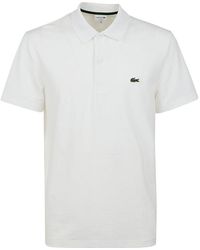 Lacoste - Logo-embroidered Short-sleeved Polo Shirt - Lyst