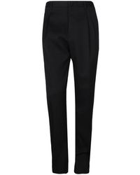 Lanvin - Trousers Trousers In Black Wool - Lyst