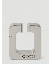 Gucci - Chunky Hoop Earring - Lyst