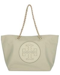Tory Burch - Ella Chain Logo Patch Tote Bag - Lyst