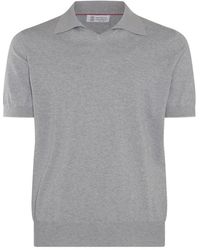 Brunello Cucinelli - Cotton Polo Shirt - Lyst