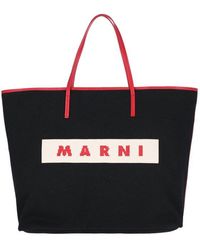 Marni - Logo Tote Bag - Lyst