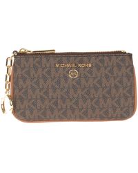 MICHAEL Michael Kors Extra-small Logo Card Case - Brown