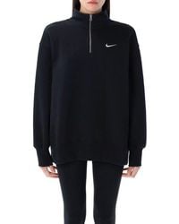 Nike - Oversized 1/4-Zip Sweatshirt - Lyst