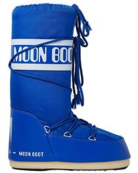 Moon Boot - Logo Detailed Lace-up Boots - Lyst
