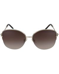 Tiffany & Co. - Round Frame Sunglasses - Lyst