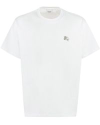 Burberry - Rhinestone Detail T-shirt - Lyst