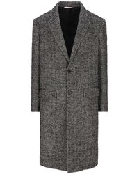 Valentino - Single-breasted Long-sleeved Coat - Lyst