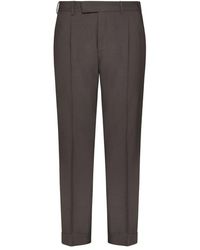 PT Torino - Pressed Crease Tailored Trousers - Lyst