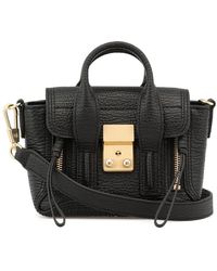 3.1 Phillip Lim Loged Handbag - Black