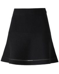 Burberry - Cashmere And Cotton Skirt - Lyst