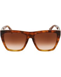 Max Mara Square Frame Sunglasses - Brown