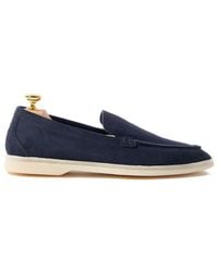 SCAROSSO - Ludovico Round-Toe Slip-On Loafers - Lyst