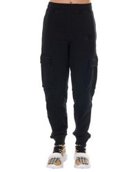 Burberry Jersey Cargo Trackpants - Black
