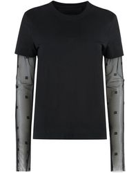 Givenchy - Cotton Crew-neck T-shirt - Lyst