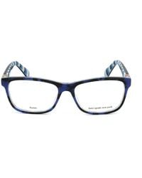 Kate Spade - Rectangle-Frame Glasses - Lyst