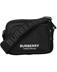 Burberry Logo Shoulder Bag - Black