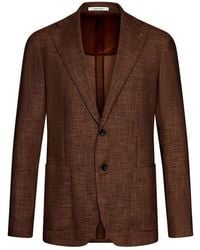Tagliatore - Single-Breasted Tailored Blazer - Lyst