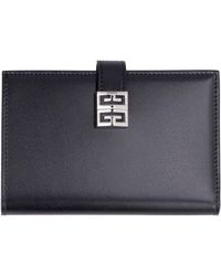 Givenchy 4g Leather Wallet in Black - Save 50% Womens Wallets and cardholders Givenchy Wallets and cardholders Blue 