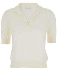 PT Torino - V Neck Polo Sweater - Lyst