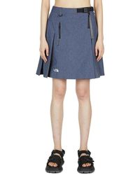 The North Face - Pleated Mini Skirt - Lyst