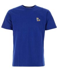 Maison Kitsuné - Crewneck Short-sleeved T-shirt - Lyst